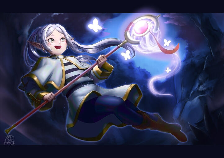 personal artwork fanart of Frieren