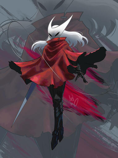 Personal fanart of Silksong (game) from intgernet trends