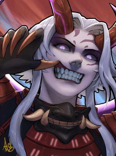 personal fanart of Karrie from MLBB (game)