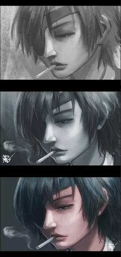 Workflow creating fanart of Himeno ( Chainsawman)